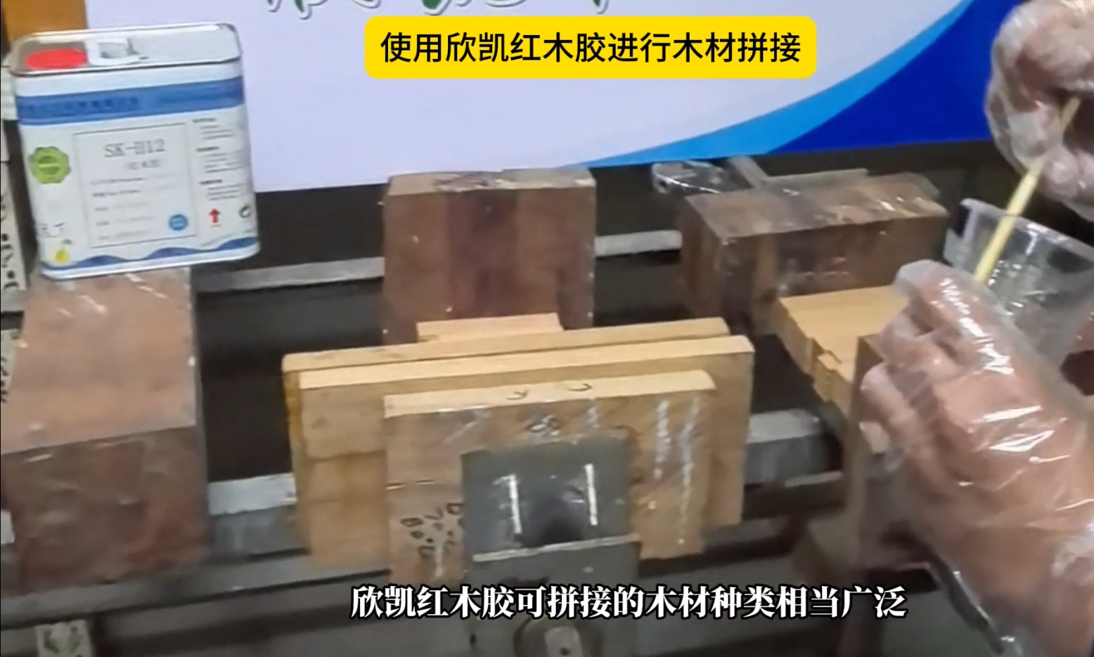 欣凯利红木胶适用于哪些木材的拼接